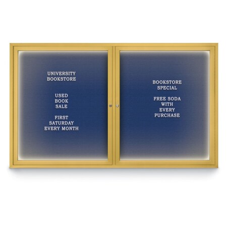United Visual Products Indoor Enclosed Combo Board, 42"x32", Black Frame/Green & Amethyst UVCB4232B-GREEN-AMETHY